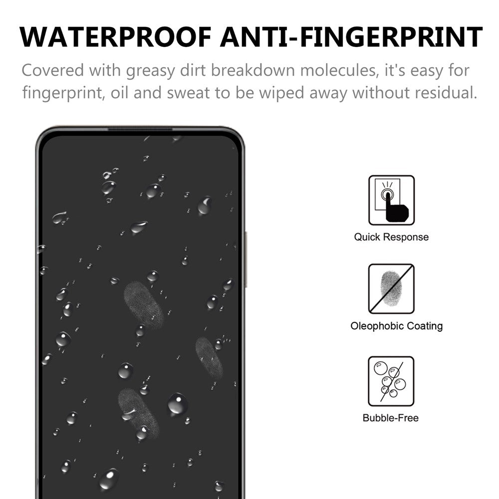 Full Glue Full Size Tempered Glass Screen Protector for Huawei P smart 2021 / Y7a