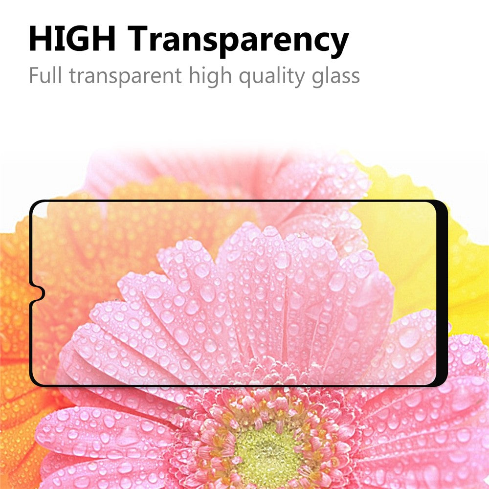 For Samsung Galaxy A42 5G Full Glue Full Cover Tempered Glass Screen Protector with Black Edges