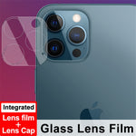 IMAK HD Lens Protector Integrated Glass Lens Film + Lens Cap for iPhone 12 Pro Max