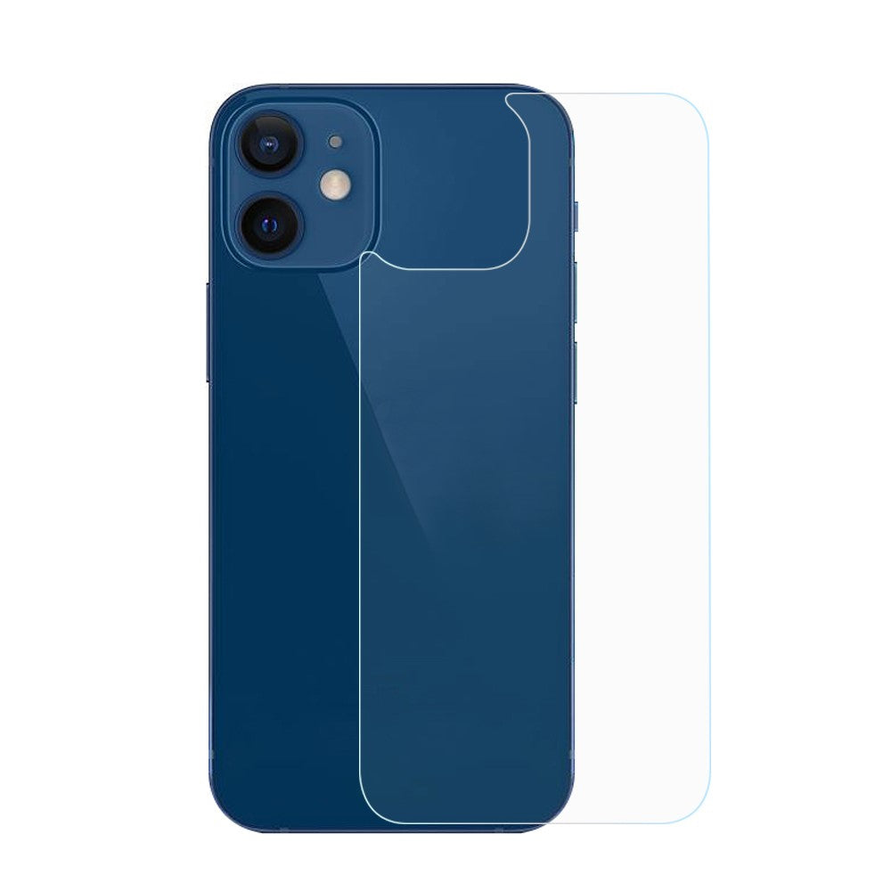 2.5D 9H härdat glas bakskyddsfilm för iPhone 12 mini