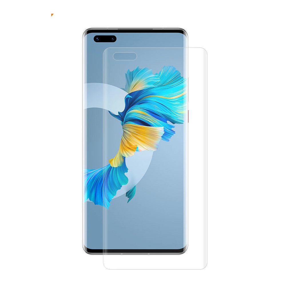 ENKAY HAT PRINCE 3D Arc Edge Heltäckande Härdat Glas Skärmfilm för Huawei Mate 40 Pro/Mate 40 Pro Plus/Mate 40 RS Porsche Design