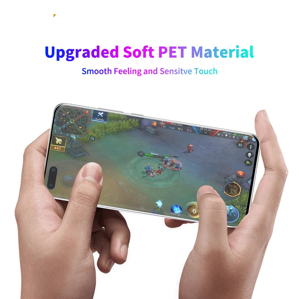 ENKAY HAT PRINCE 3D Arc Edge Heltäckande Härdat Glas Skärmfilm för Huawei Mate 40 Pro/Mate 40 Pro Plus/Mate 40 RS Porsche Design