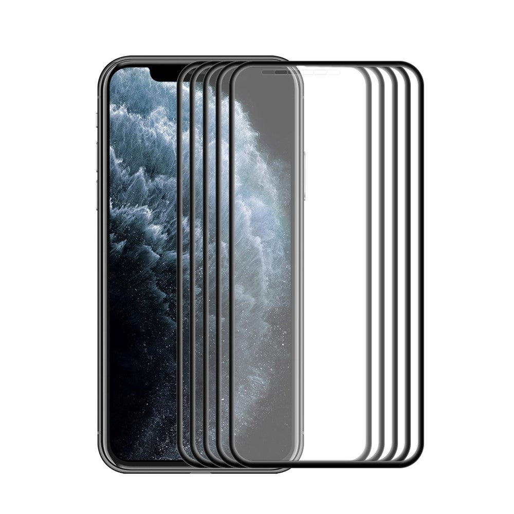 ENKAY HAT PRINCE 5 Stk. / Sæt buede hærdet glasskærmfilm til iPhone 11 Pro / iPhone XS / iPhone X