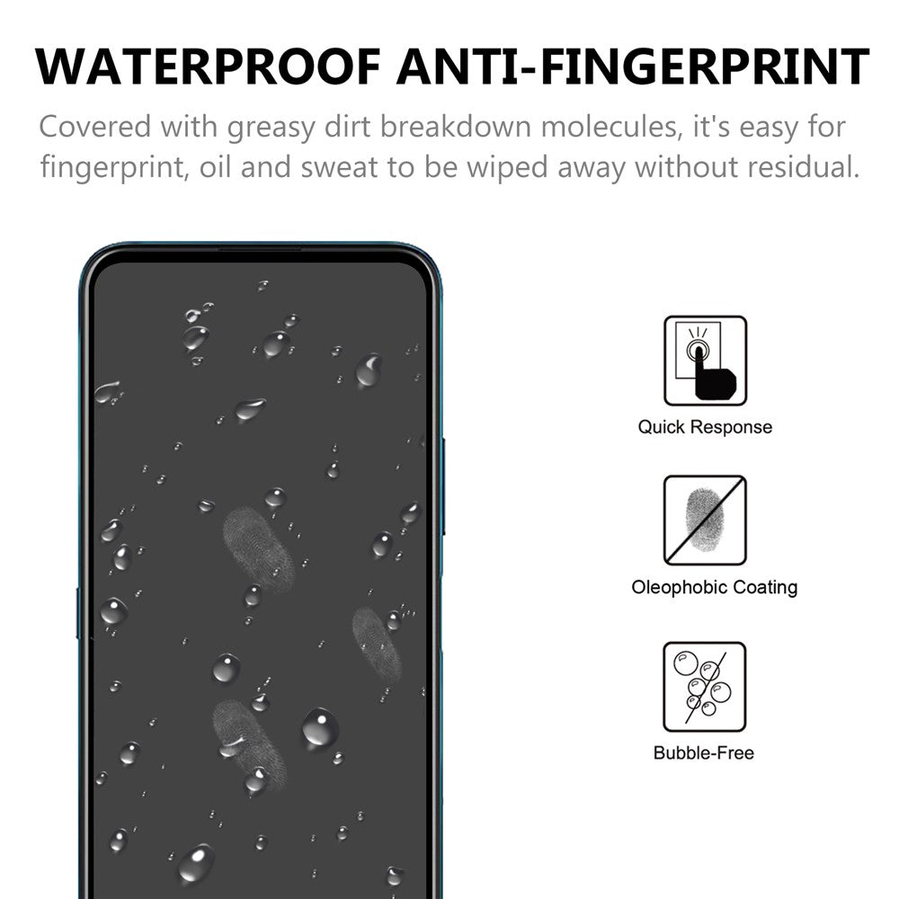 Helskärmsskärmskyddsfilm i härdat glas (hellim) för Xiaomi Redmi Note 9 5G