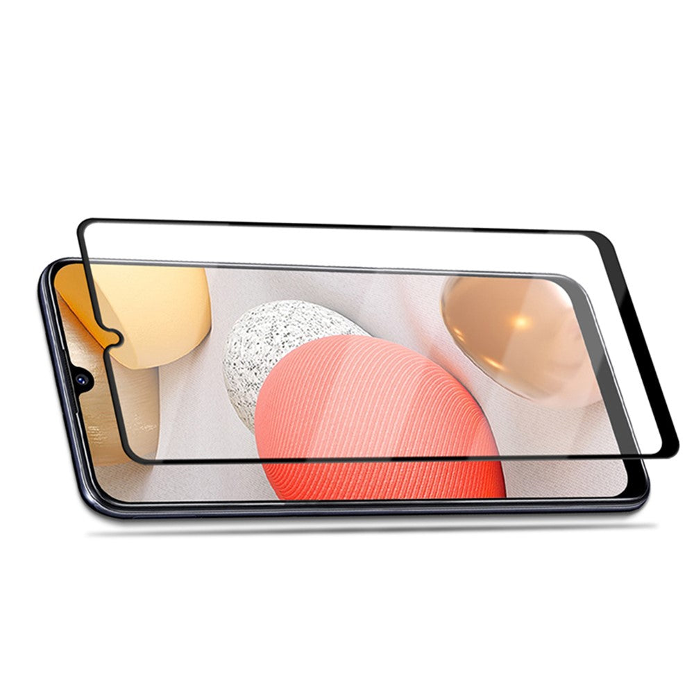 MOCOLO Full Glue Silk Printing Complete Covering Tempered Glass Screen Protector for Samsung Galaxy A42 5G