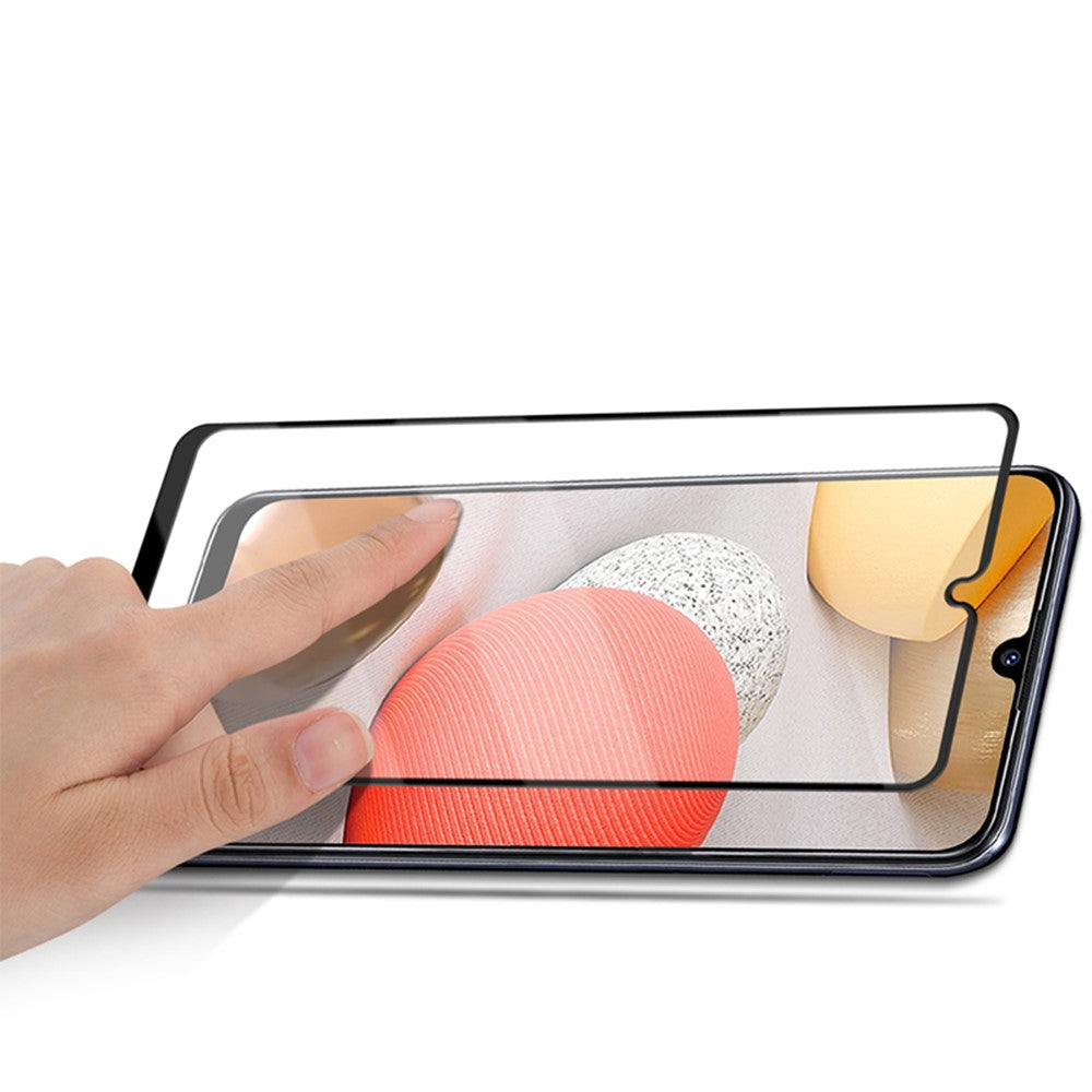 MOCOLO Full Glue Silk Printing Complete Covering Tempered Glass Screen Protector for Samsung Galaxy A42 5G