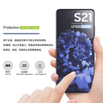MOCOLO Silk Printing HD Hærdet Glas Fuld Lim Fuld Dækning Skærmbeskyttelsesfilm til Samsung Galaxy S21 4G / 5G