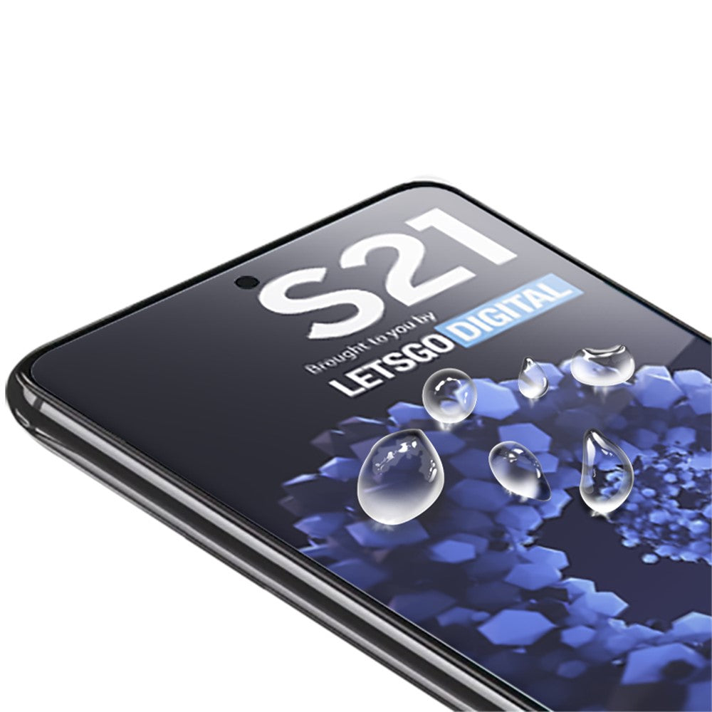 MOCOLO Silk Printing HD Hærdet Glas Fuld Lim Fuld Dækning Skærmbeskyttelsesfilm til Samsung Galaxy S21 4G / 5G
