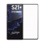 For Samsung Galaxy S21+ 5G Tempered Glass Screen Protector Full Glue Full Cover Film with Black Edges