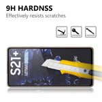 For Samsung Galaxy S21+ 5G Tempered Glass Screen Protector Full Glue Full Cover Film with Black Edges