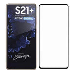 For Samsung Galaxy S21+ 5G Tempered Glass Screen Protector Full Glue Full Cover Film with Black Edges