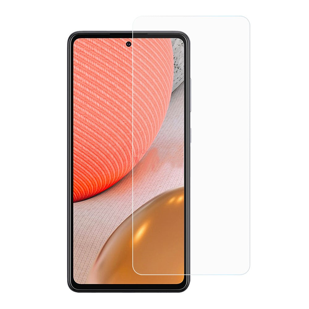 2.5D Arc Edge Härdat Glas Film för Samsung Galaxy A72 5G / A72 4G Halkfritt Skärmskydd