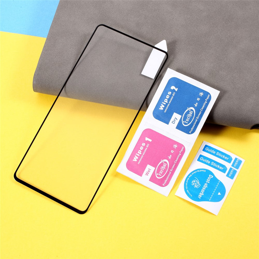 RURIHAI 2.5D Solid Defense Tempered Glass Screen Protection Film for Samsung Galaxy A72 5G / A72 4G