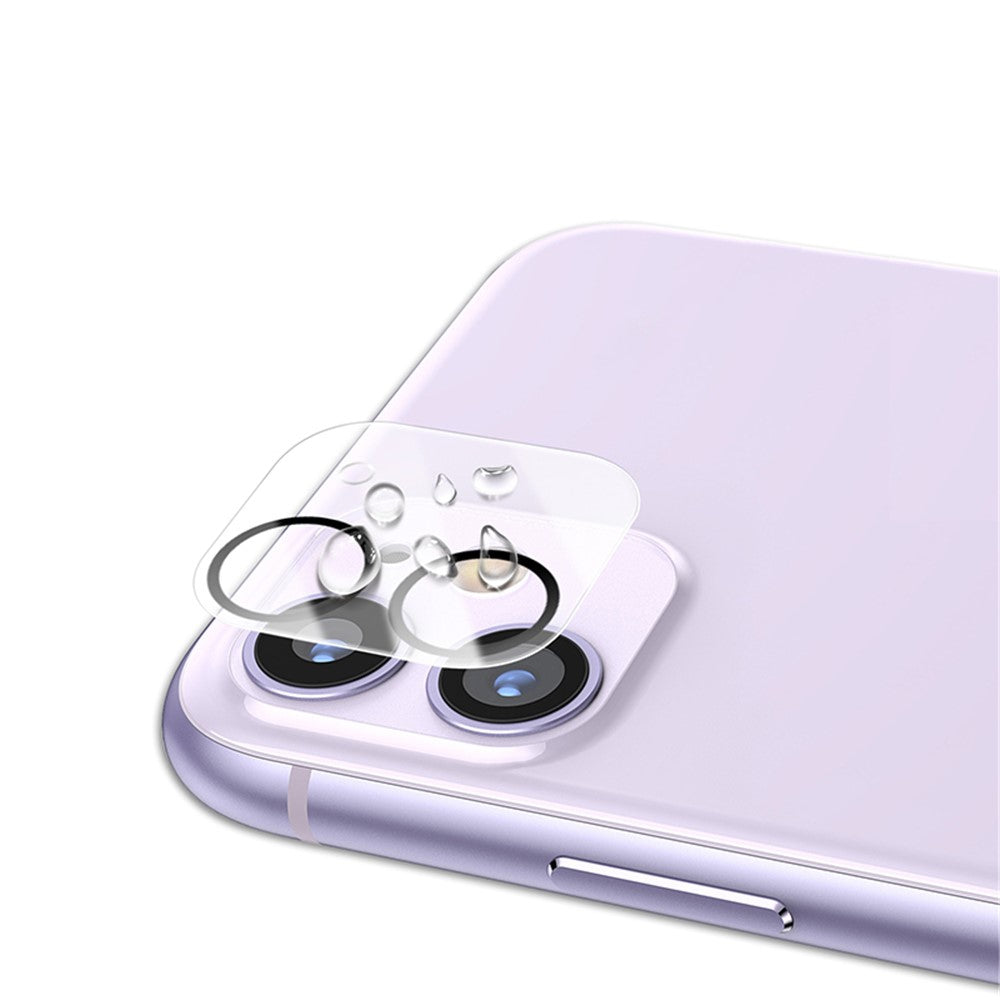 MOCOLO til iPhone 11 6,1 tommer Silk Print HD hærdet glas kameralinsebeskytter