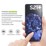 MOCOLO Complete Covering 3D Curved [Side Glue] Tempered Glass Screen Protector for Samsung Galaxy S21 Plus 5G