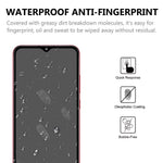 Tempered Glass Film Black Edges Screen Protector for Samsung Galaxy A02s (166.5mm) [Complete Covering] [Full Glue]