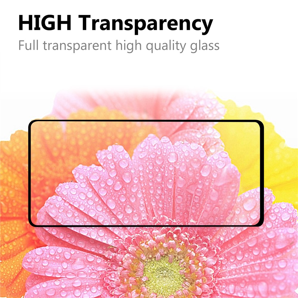 Black Edges hærdet glasskærmbeskyttelse til Samsung Galaxy A52 4G/5G / A52s 5G [Komplet beskyttelse] [Fuld lim]