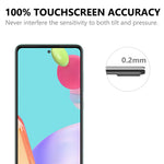 Black Edges Härdat Glas Skärmskydd för Samsung Galaxy A52 4G/5G / A52s 5G [Komplett Skydd] [Helt Lim]