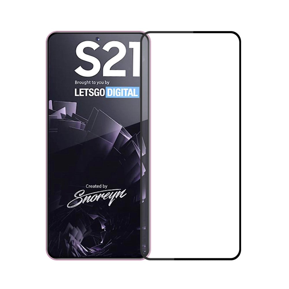 PINWUYO Anti-explosion Anti-fingerprint Tempered Glass Full Screen Full Glue Film for Samsung Galaxy S21 4G/5G
