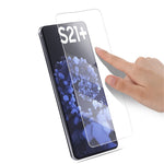 MOCOLO UV-härdat glasfilm 3D-böjt [heltäckande] skärmskydd för Samsung Galaxy S21+ 5G