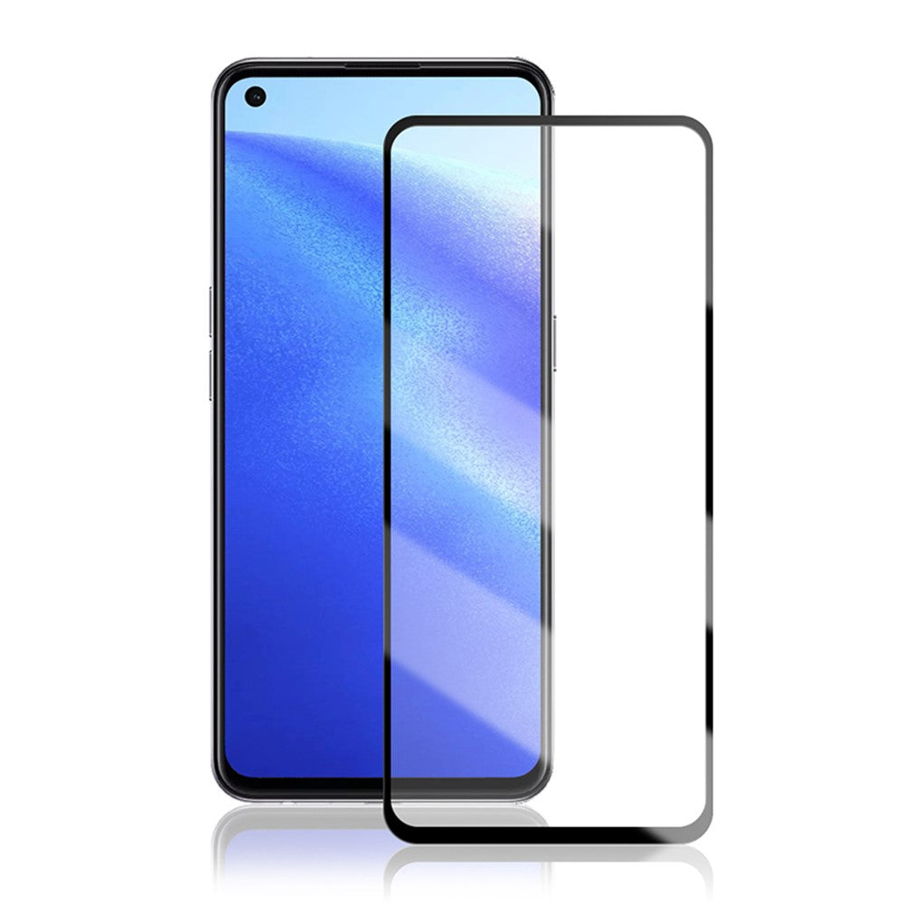 MOCOLO Heltäckande Skärmskydd i Härdat Glas med Silkestryck för Oppo Reno5 5G / Reno5 4G / Reno5 K / Find X3 Lite