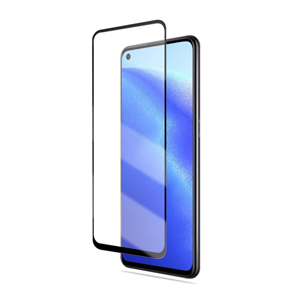 MOCOLO Heltäckande Skärmskydd i Härdat Glas med Silkestryck för Oppo Reno5 5G / Reno5 4G / Reno5 K / Find X3 Lite