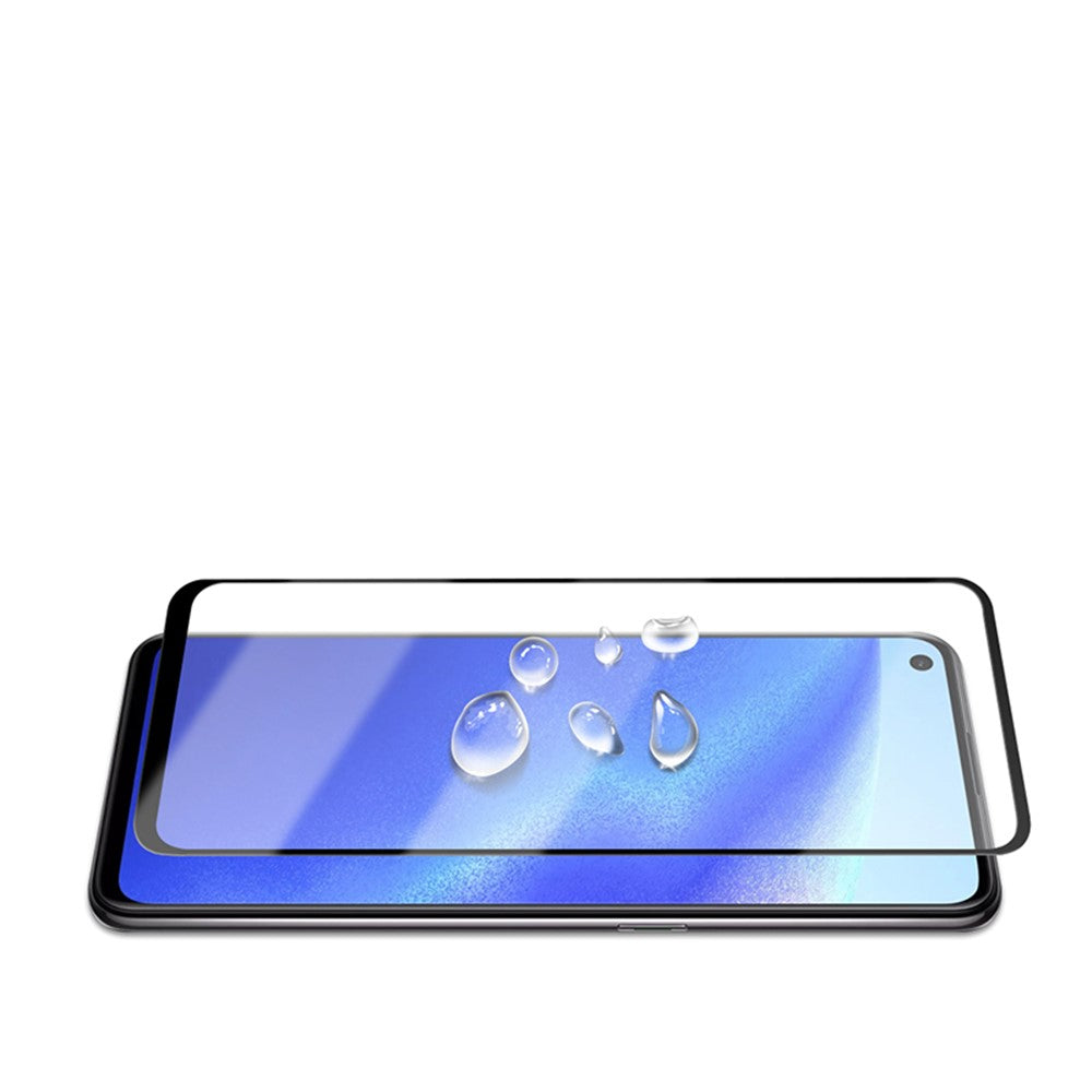 MOCOLO Heltäckande Skärmskydd i Härdat Glas med Silkestryck för Oppo Reno5 5G / Reno5 4G / Reno5 K / Find X3 Lite