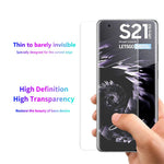 ENKAY HAT PRINCE 3D Full Coverage Curved PET HD Screen Protector Film for Samsung Galaxy S21 Ultra 5G