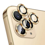 ENKAY HAT PRINCE 3 stk./sæt Bagkamerabeskyttelse i aluminiumslegering til linse Ultra Klar Hærdet Glasfilm til iPhone 12 Pro