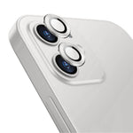 ENKAY HAT PRINCE Ultra Clear Back Camera Lens Protector Aluminium Alloy Frame Tempered Glass Film (2PCS / 1 Set) for iPhone 12 / 12 mini