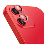 ENKAY HAT PRINCE Ultra Clear Back Camera Lens Protector Aluminium Alloy Frame Tempered Glass Film (2PCS / 1 Set) for iPhone 12 / 12 mini