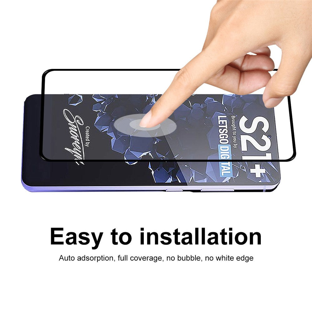 5Pcs/Set ENKAY HAT PRINCE Full Glue Protector 0.2mm 9H 2.5D Full Covering Screen Film [Ultra-thin Unlock Version] for Samsung Galaxy S21 Plus 5G