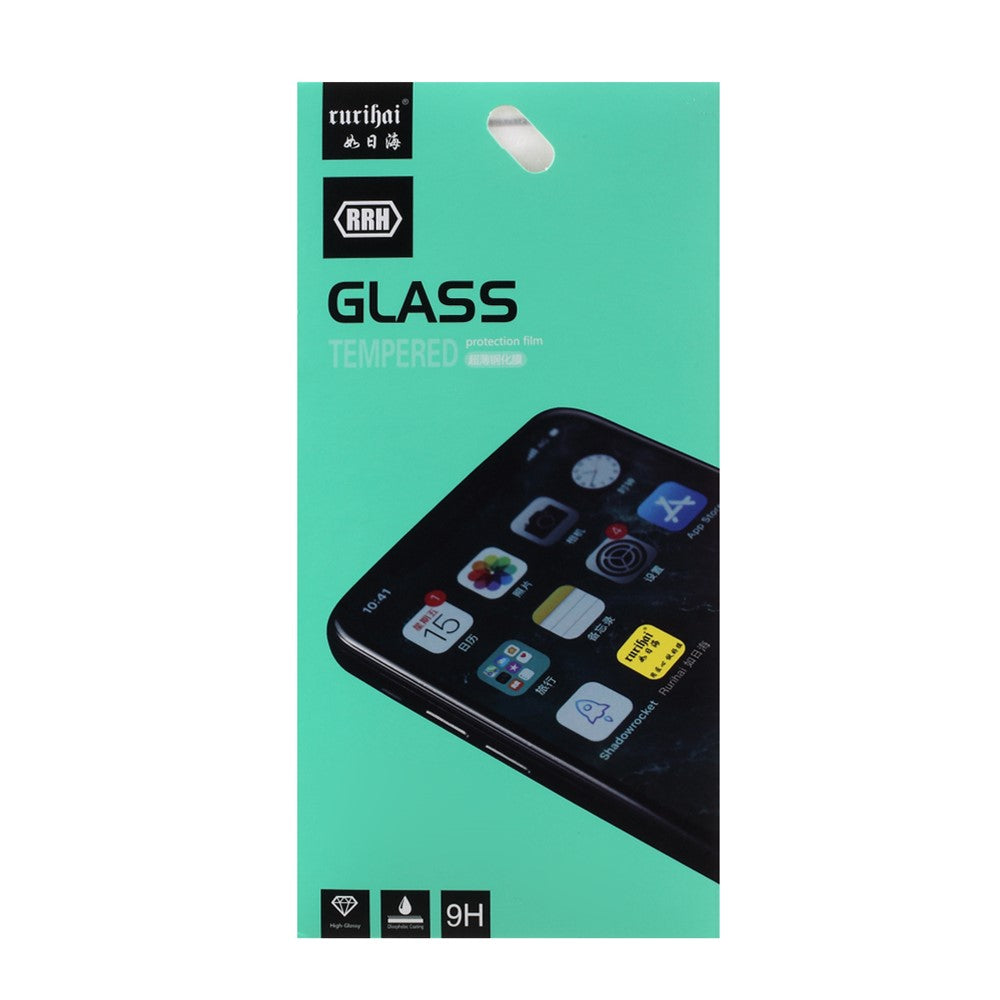 RURIHAI 2.5D Solid Defense Härdat Glas Skärmskydd [Full Lim] för Samsung Galaxy A12