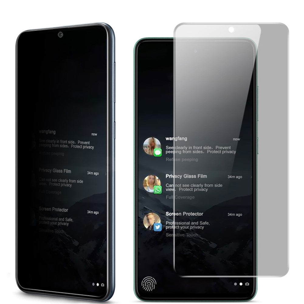 IMAK til Samsung Galaxy A52 4G / 5G / A52s 5G Anti-Peep 9H Hærdet Glas Skærmbeskytter