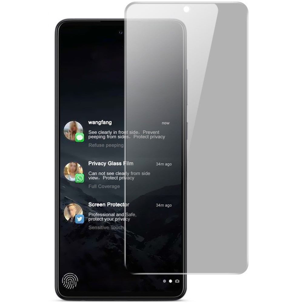 IMAK til Samsung Galaxy A52 4G / 5G / A52s 5G Anti-Peep 9H Hærdet Glas Skærmbeskytter