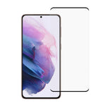 3D Curved Tempered Glass Screen Protector Support Fingerprint Unlock for Samsung Galaxy S21 Ultra 5G [Side Glue] [Full Coverage]