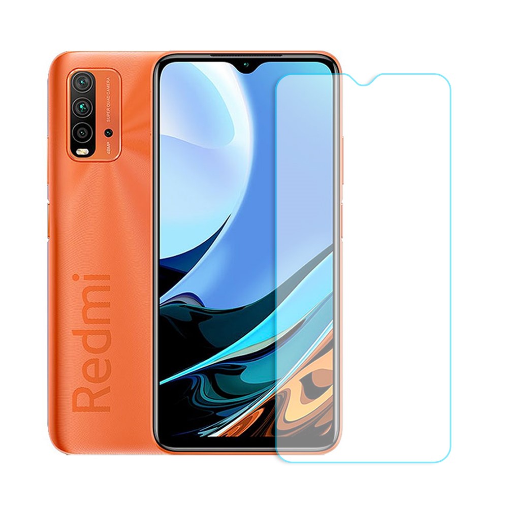 0,3 mm explosionsskyddande härdat glasskärmskyddsfilm med bågkant för Xiaomi Redmi 9 Power/Redmi Note 9 4G (Qualcomm Snapdragon 662)/Redmi 9T