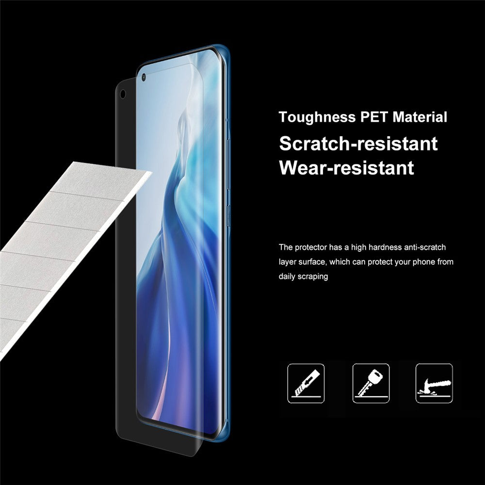 ENKAY 3D Full Screen Curved PET HD Guard Film for Xiaomi Mi 11/Mi 11 Pro (Support for Fingerprint Unlocking)