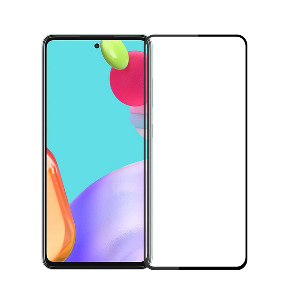 PINWUYO för Samsung Galaxy A52 4G/5G / A52s 5G Helhäftande Härdat Glas Film [Fingeravtrycksskyddande] [Explosionsskyddande]