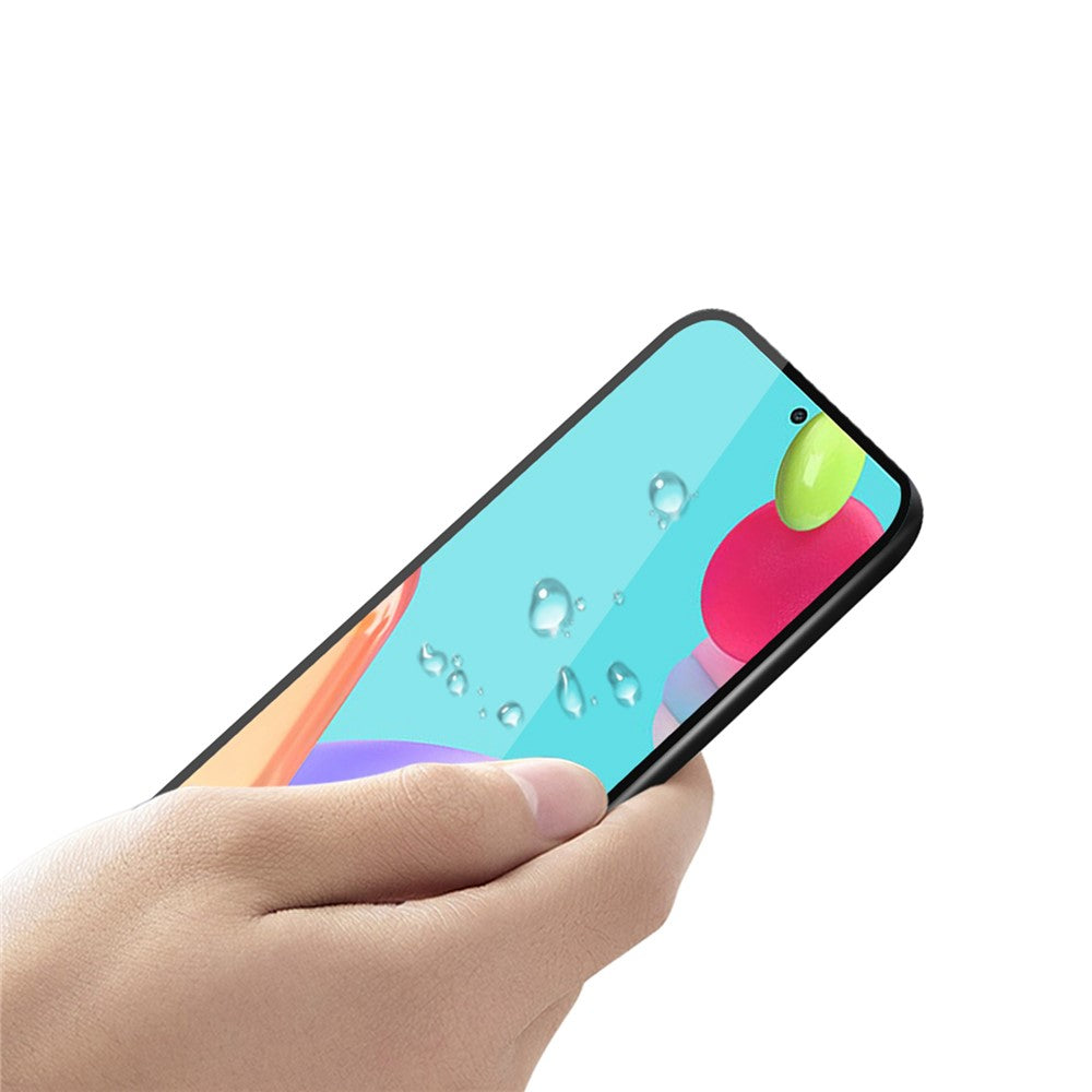 PINWUYO till Samsung Galaxy A52 4G/5G / A52s 5G helhäftande härdat glasfilm [Fingeravtrycksskyddande] [Explosionsskyddande]