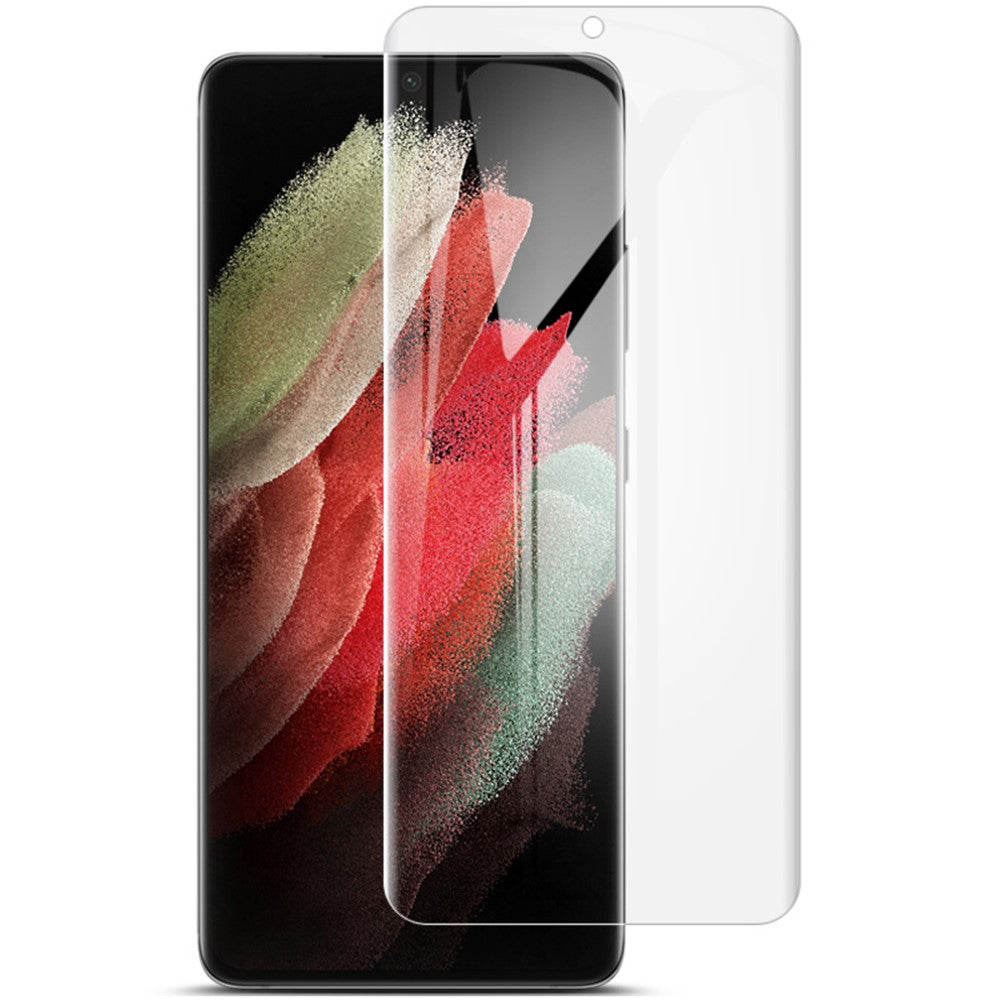 IMAK 2Pcs/Set TPU Hydrogel Film III Full Coverage Films HD Screen Protector for Samsung Galaxy S21 Ultra 5G