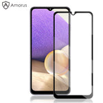 AMORUS Heltäckande Silkestryck Ultraklar Härdad Glasskärmskyddsfilm för Samsung Galaxy A32 5G/M32 5G/A12/M12/A02s (164,2x75,9x9,1mm)