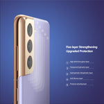 HAT PRINCE til Samsung Galaxy S21 4G/5G HD-ridsikker kamerafilmlinse 0,2 mm 9H 2,15D buet kant af hærdet glas