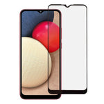 HD Hærdet Glas Silkeprint Fuld Dækning [Fuld Lim] Skærmbeskytter til Samsung Galaxy A02s (164.2mm) / Galaxy A02s (166.5mm)