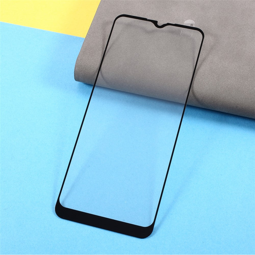 HD Hærdet Glas Silkeprint Fuld Dækning [Fuld Lim] Skærmbeskytter til Samsung Galaxy A02s (164.2mm) / Galaxy A02s (166.5mm)