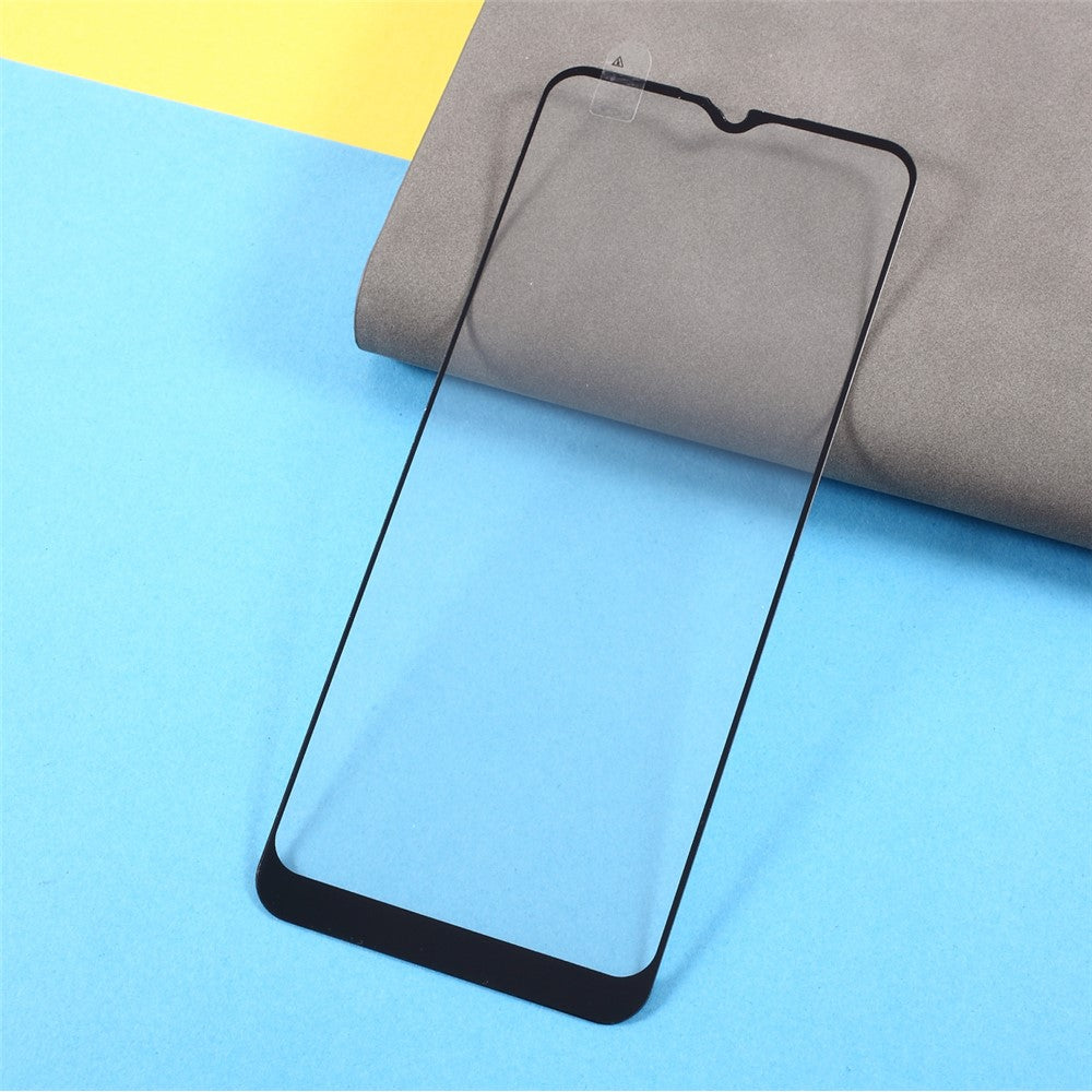 HD Hærdet Glas Silkeprint Fuld Dækning [Fuld Lim] Skærmbeskytter til Samsung Galaxy A02s (164.2mm) / Galaxy A02s (166.5mm)