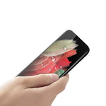 MOFI 3D-buet hærdet skærmbeskyttelsesfilm til Samsung Galaxy S21 Ultra 5G, understøtter fingeraftrykslåsning [fuld klæbeflade]