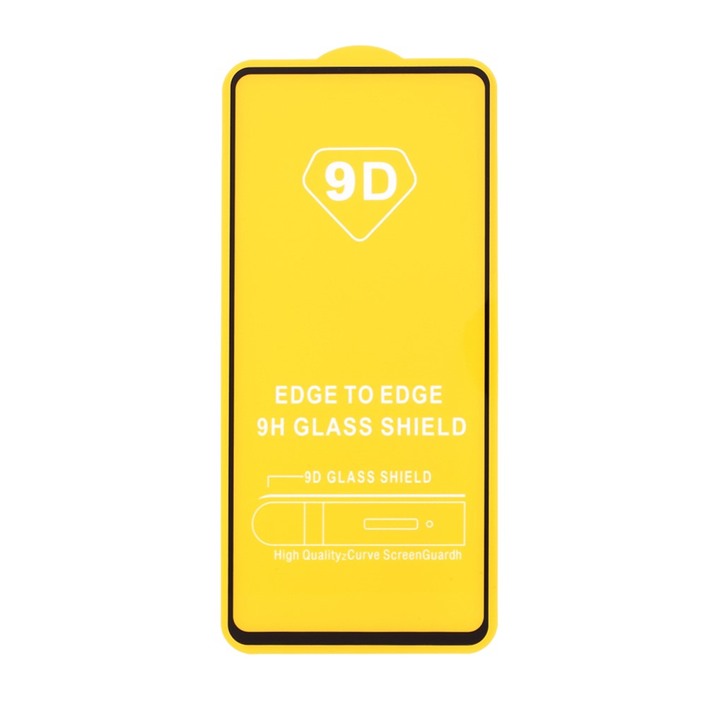 9D Fuld lim hærdet glas skærmbeskytterfilm til Samsung Galaxy A52 4G/5G / A52s 5G / A53 5G [Silketryk] [Fuld dækning]