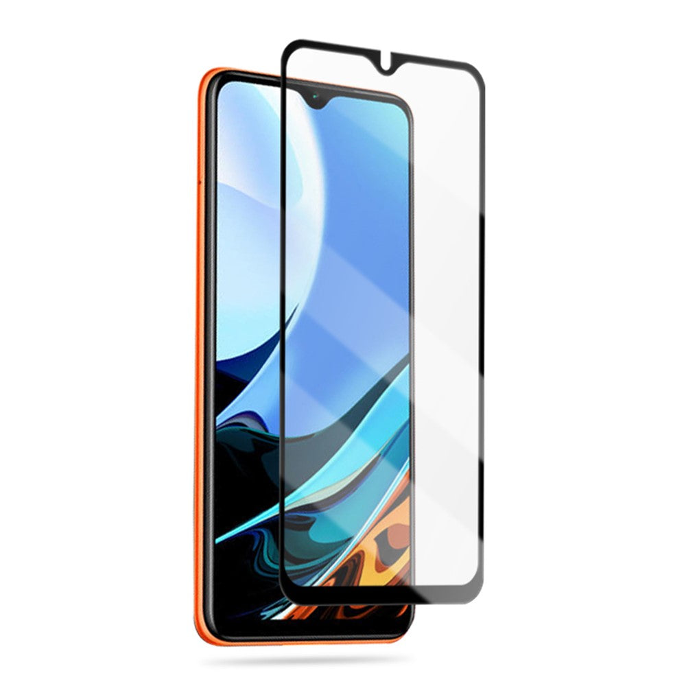MOCOLO heltäckande silkscreentryckt, helt självhäftande härdat glasskydd för Xiaomi Redmi 9T/9 Power/Note 9 4G (Qualcomm Snapdragon 662)