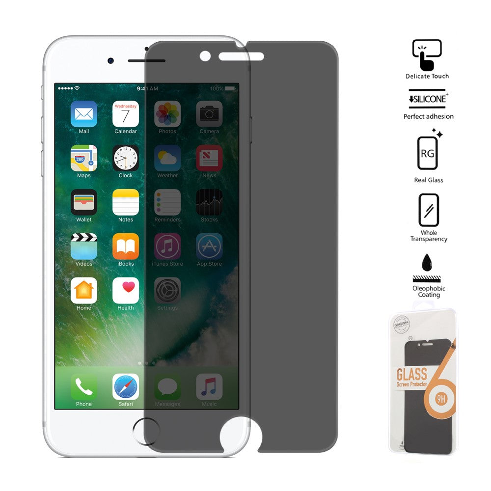 0,25 mm "anti-kig" skærmbeskytter i hærdet glas til iPhone 8 Plus/7 Plus